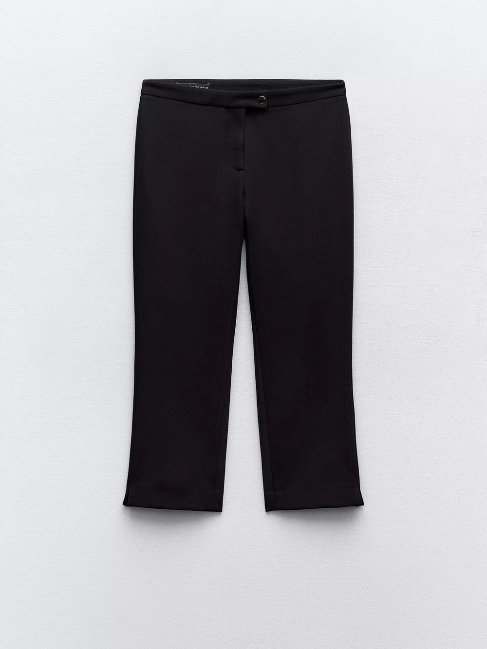 Zara women’s  Black Tailored capri Pants